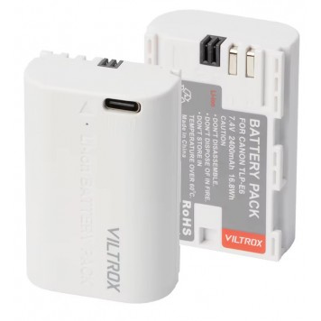 Аккумулятор Viltrox LP-E6NH 2400mAh USB-C (Canon LP-E6NH)-0