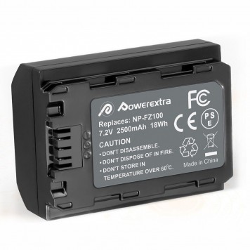 Аккумулятор Powerextra NP-FZ100 2500mAh (Sony NP-FZ100)-0
