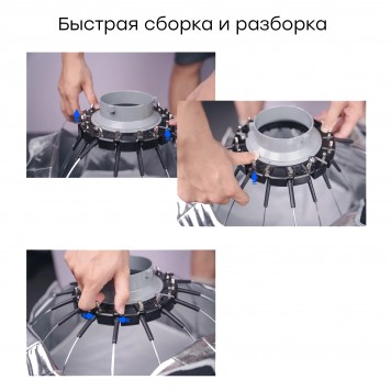 Софтбокс FEELWORLD FSP90 байонет Bowens 90см-4