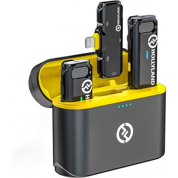 Беспроводной радиомикрофон Hollyland Lark C1 DUO Lightning-0