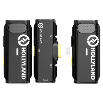 Беспроводной радиомикрофон Hollyland Lark C1 DUO Lightning-5