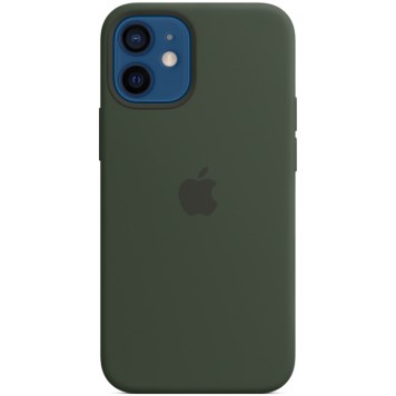 Чехол Apple MagSafe Silicone Case для iPhone 12 mini (кипрский зеленый)-0