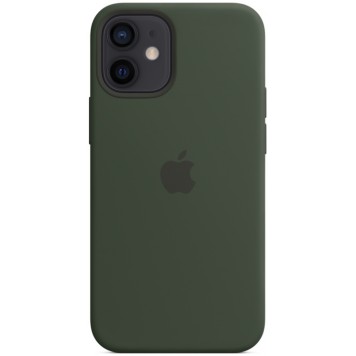Чехол Apple MagSafe Silicone Case для iPhone 12 mini (кипрский зеленый)-3