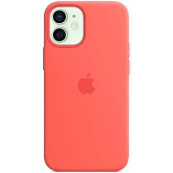 Чехол Apple MagSafe Silicone Case для iPhone 12 mini (розовый цитрус)-1