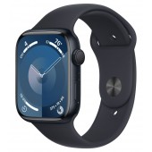 Apple Watch Series 9 45mm Midnight Aluminum with Midnight Sport Band M/L