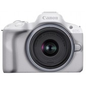 Беззеркальный фотоаппарат Canon EOS R50 RF-S 18-45mm F4.5-6.3 IS STM (белый)