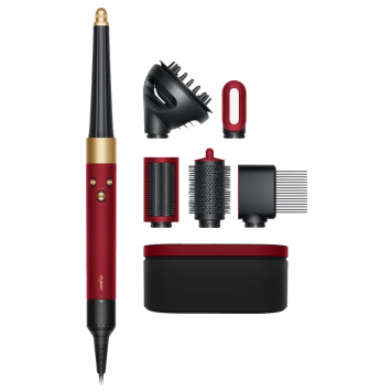 Фен-стайлер Dyson Styler Airwrap Complete Long HS08 ID (красный бархат/золото)-0