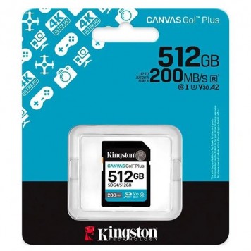 Карта памяти Kingston Canvas Go Plus SDXC Gen4 512GB-2