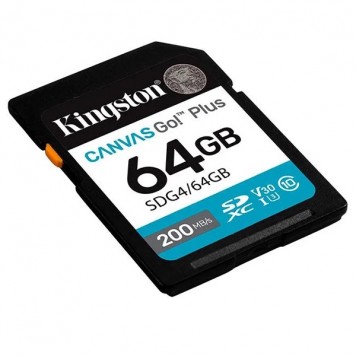 Карта памяти Kingston Canvas Go Plus SDXC Gen4 64GB-1