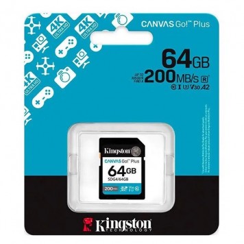 Карта памяти Kingston Canvas Go Plus SDXC Gen4 64GB-2