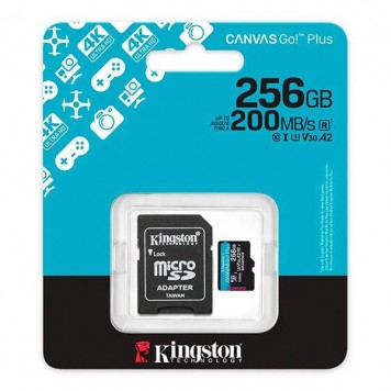 Карта памяти Kingston Canvas Go Plus microSDXC Gen4 256GB (с адаптером)-2