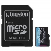 Карта памяти Kingston Canvas Go Plus microSDXC Gen4 512GB (с адаптером)