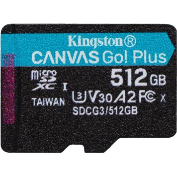 Карта памяти Kingston Canvas Go Plus microSDXC Gen4 512GB (с адаптером)-1