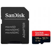 Карта памяти SanDisk Extreme PRO microSDXC 128GB с адаптером ( SDSQXCY-128G-GN6MA)
