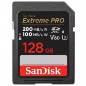 Карта памяти Sandisk 128GB Extreme PRO SDXC UHS-II Memory Card (SDSDXEP-128G-GN4IN)