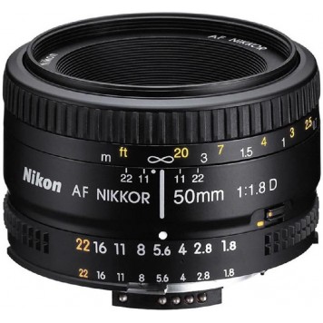Объектив Nikon AF Nikkor 50mm f/1.8D-0