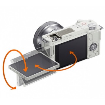 Беззеркальный фотоаппарат Sony ZV-E10L Kit 16-50mm (белый)-6
