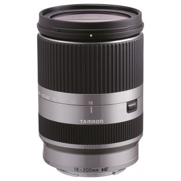 Объектив Tamron 18-200mm F/3.5-6.3 DI III VC для Canon (серебристый)-0
