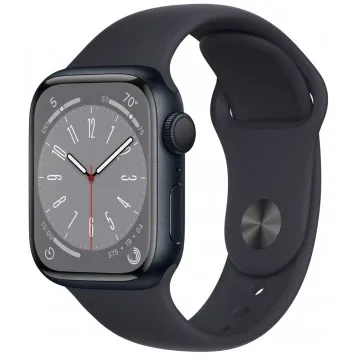 Купить часы Apple Watch 8 41мм спортивный ремешок цвета «темная ночь» в Минске – магазин Fotomix.by