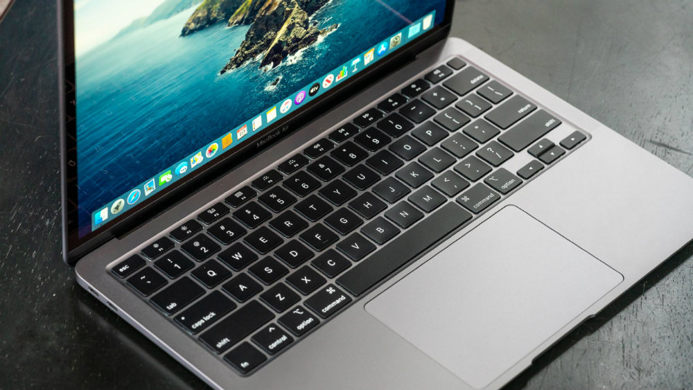 Macbook Air 2020 Silver keyboard